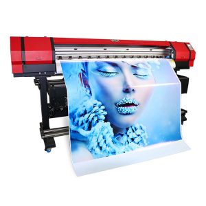1.6m läder maskin flex banner flatbed tyg storformat Eco lösningsmedel bläckstråle
